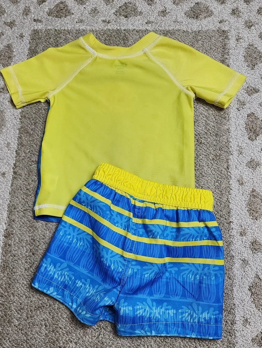 Disney Baby Finding Nemo 2-Piece Rash Guard Swim Set 12-18 Months UPF